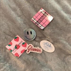 Brandy & Wildflower & glossier STICKER BUNDLE